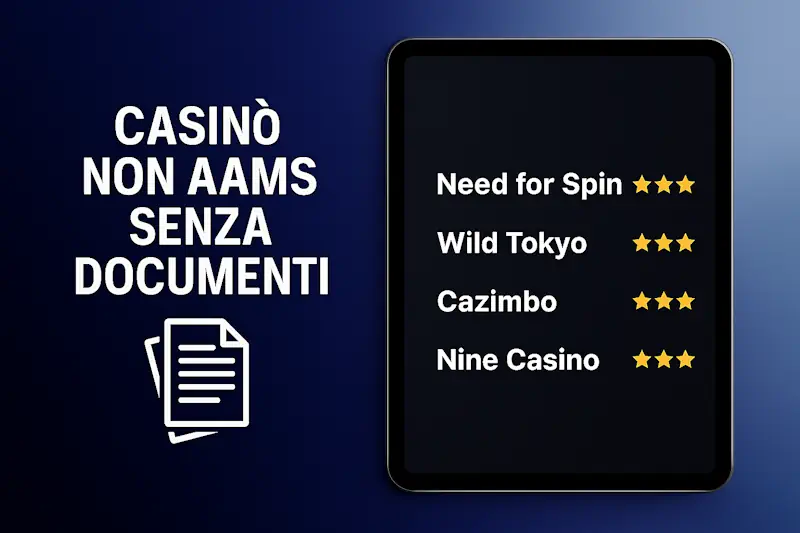 Casinò non aams senza documenti