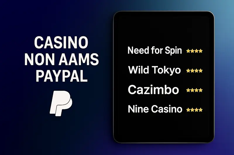 Casino non aams paypal